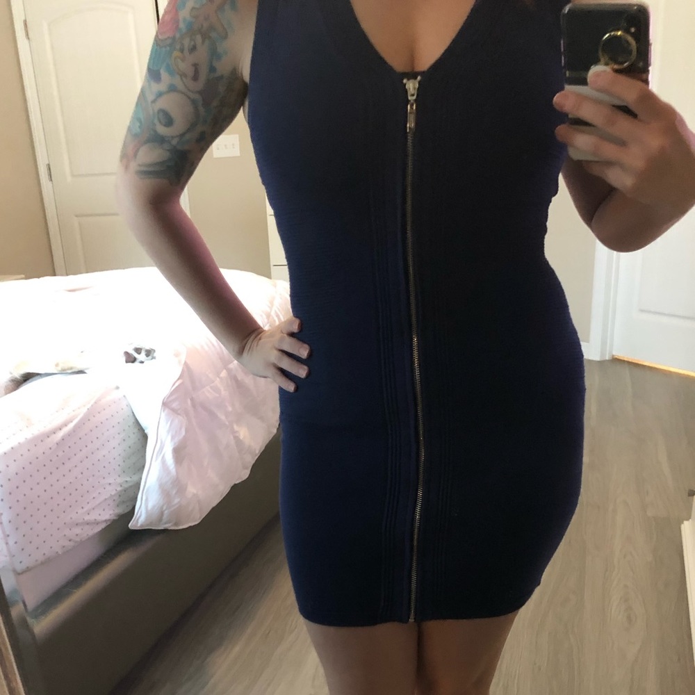 Navy blue guess dress